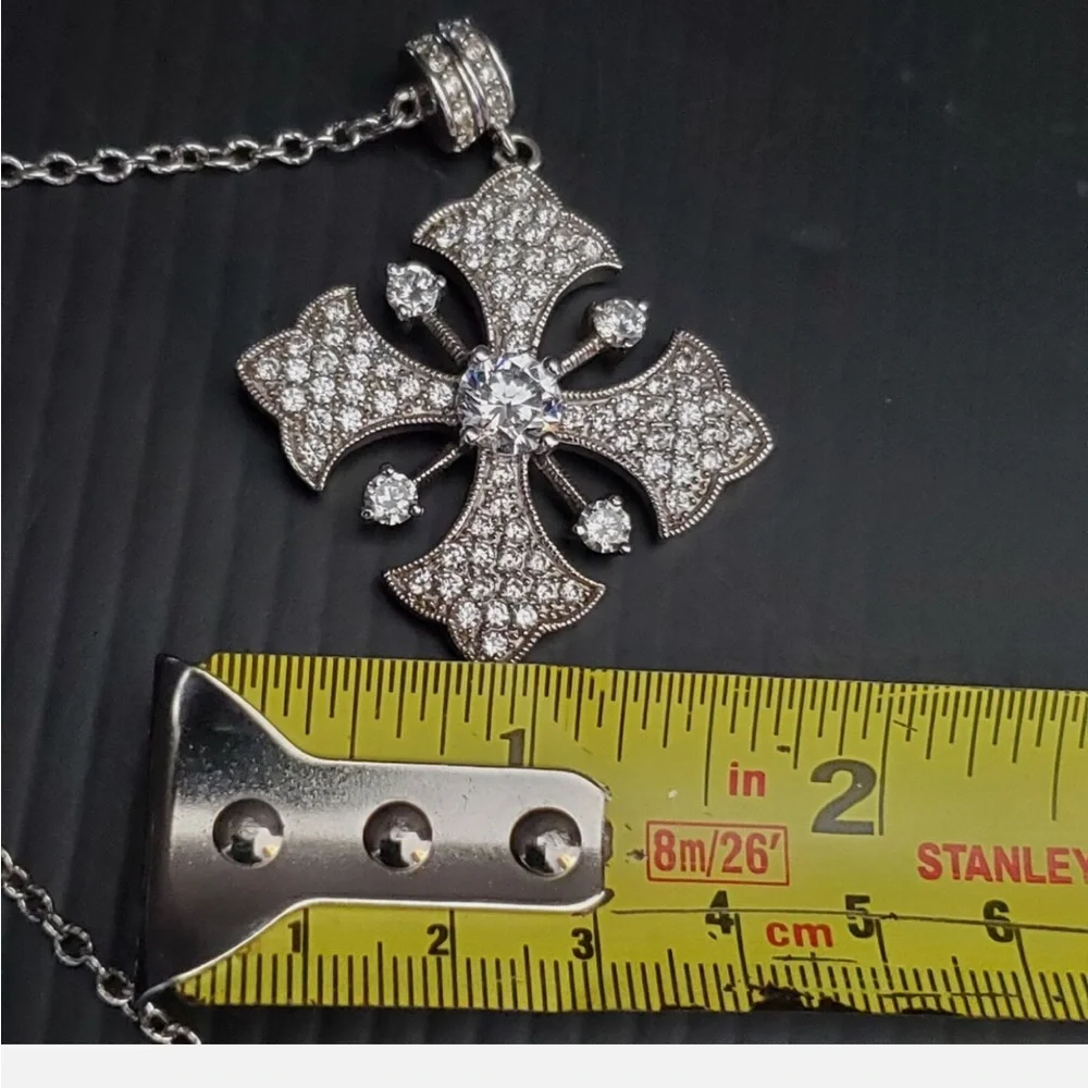Sterling Silver designer necklace Joseph Esposito - Picture 2 of 4